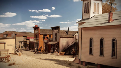 ho scale old west buildings