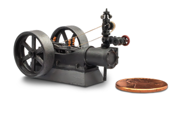 steam engine with penny