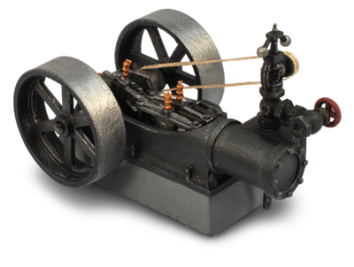 Single cylilnder steam engine