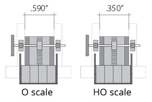 Ore bin gate post spacing - detail parts mining